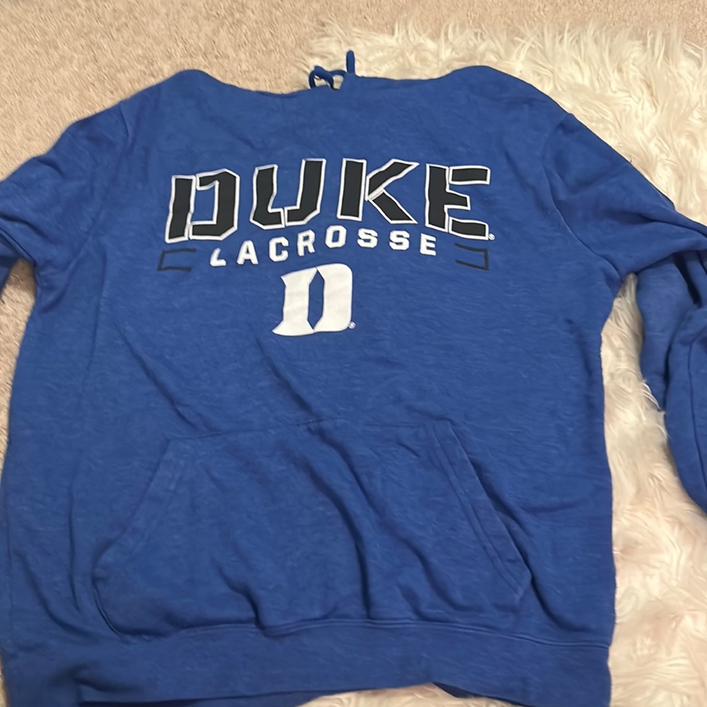 Duke lacrosse hoodie sweatshirt